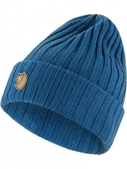 Fjallraven Byron Hat kötött sapka kék színben 4