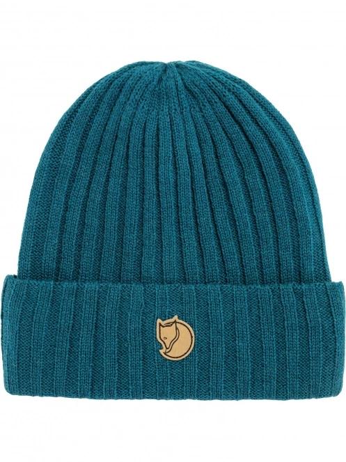 Fjallraven Byron Hat kötött sapka kék színben 3