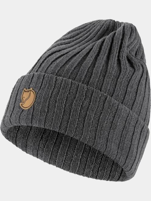 Fjallraven Byron Hat kötött sapka szürke színben 2