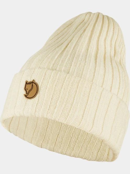 Fjallraven Byron Hat kötött sapka homok színben 2