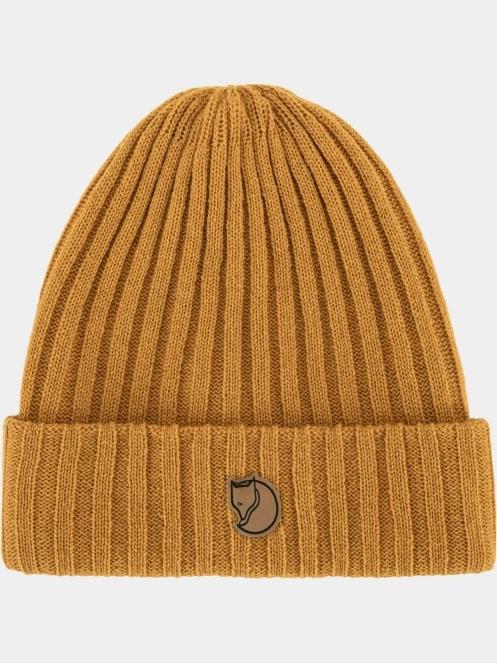 Fjallraven Byron Hat kötött sapka sárga színben 4