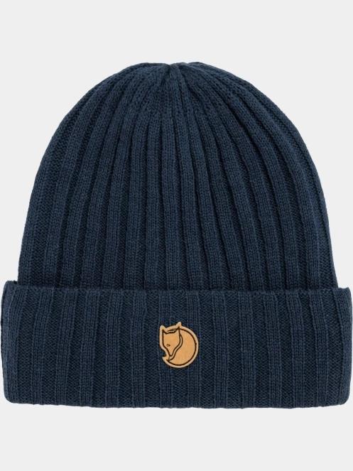Fjallraven Byron Hat kötött sapka sötétkék színben 4
