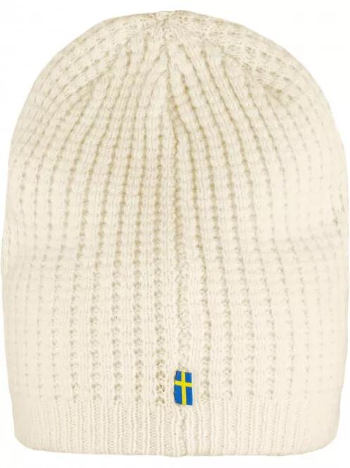 Fjallraven Structure Beanie kötött sapka fehér színben 3