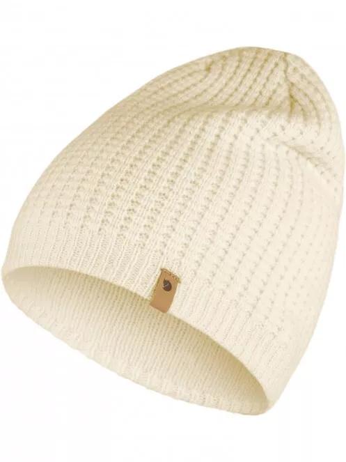 Fjallraven Structure Beanie kötött sapka fehér színben 4
