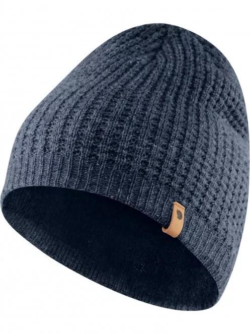 Fjallraven Structure Beanie kötött sapka fekete színben 2