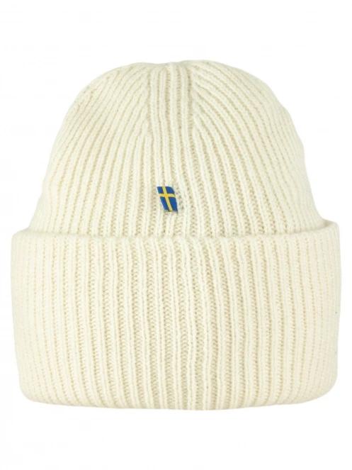 Fjallraven 1960 Logo Hat kötött sapka fehér színben 3