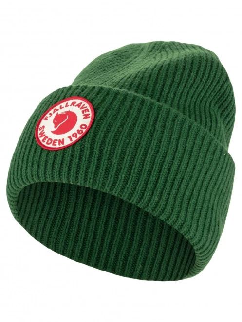 Fjallraven 1960 Logo Hat kötött sapka zöld színben 2