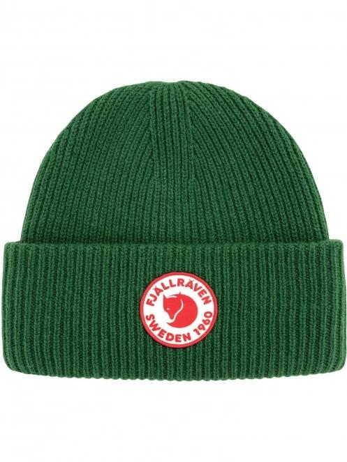 Fjallraven 1960 Logo Hat kötött sapka zöld színben 3