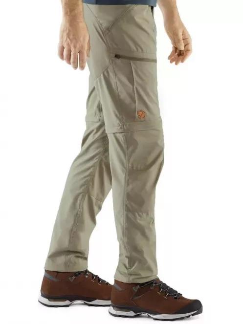 Fjallraven Abisko Midsummer Zip Off Trouser férfi túranadrág homok színben 3