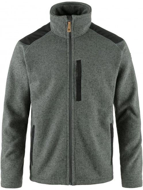 Fjallraven Buck Fleece M férfi polár pulóver szürke színben 2