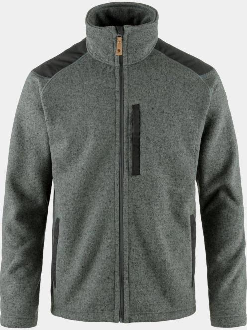 Fjallraven Buck Fleece M férfi polár pulóver szürke színben 2