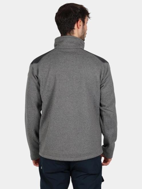 Fjallraven Buck Fleece M férfi polár pulóver szürke színben 4