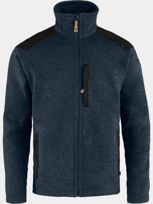 Fjallraven Buck Fleece M férfi polár pulóver sötétkék színben 4