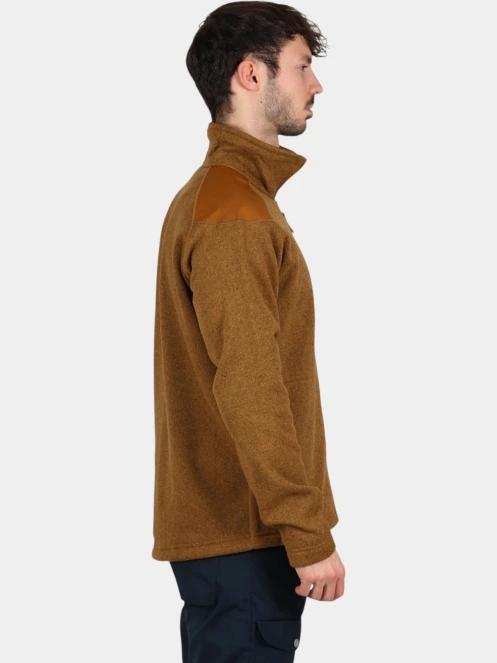 Fjallraven Buck Fleece M férfi polár pulóver barna színben 3