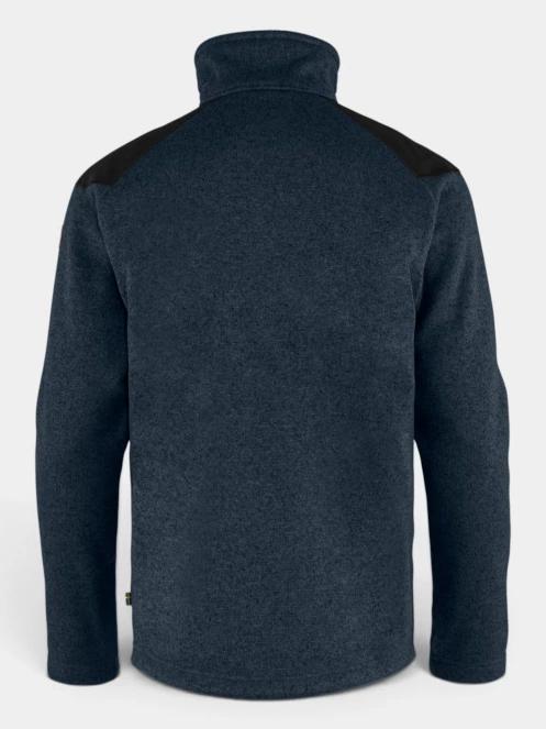 Fjallraven Buck Fleece M férfi polár pulóver sötétkék színben 8