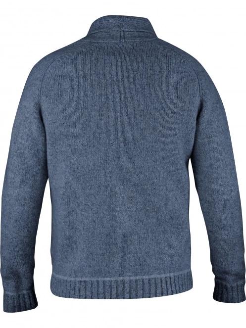 Fjallraven Lada Sweater M férfi kötött pulóver sötétkék színben 3