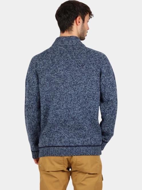 Fjallraven Lada Sweater M férfi kötött pulóver sötétkék színben 4