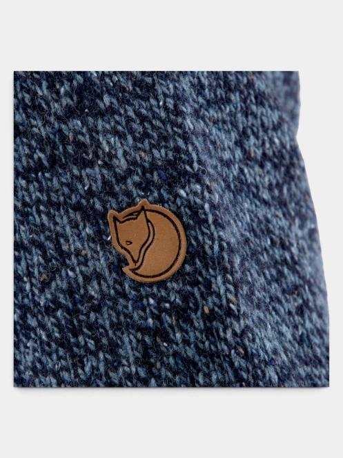 Fjallraven Lada Sweater M férfi kötött pulóver sötétkék színben 7