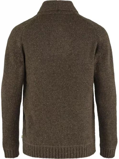 Fjallraven Lada Sweater M férfi pulóver barna színben 3