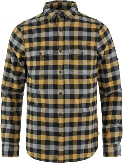 Fjallraven Skog Shirt M férfi hosszú ujjú ing sárga színben 2