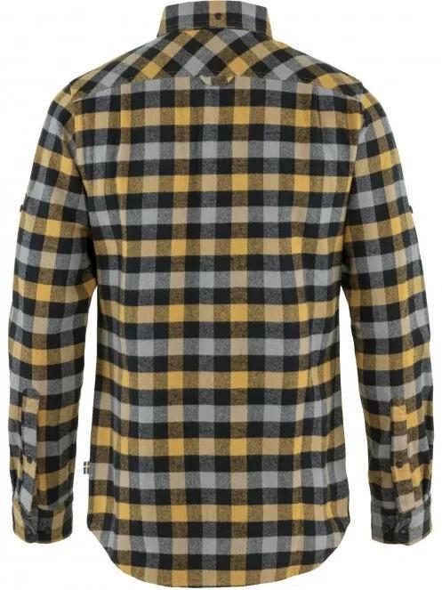 Fjallraven Skog Shirt M férfi hosszú ujjú ing sárga színben 3