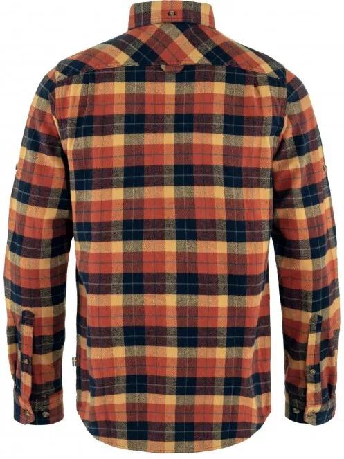 Fjallraven Singi Heavy Flannel Shirt M férfi hosszú ujjú ing sárga színben 3