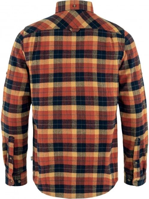 Fjallraven Singi Heavy Flannel Shirt M férfi hosszú ujjú ing narancssárga színben 3