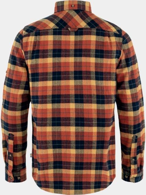 Fjallraven Singi Heavy Flannel Shirt M férfi hosszú ujjú ing narancssárga színben 3