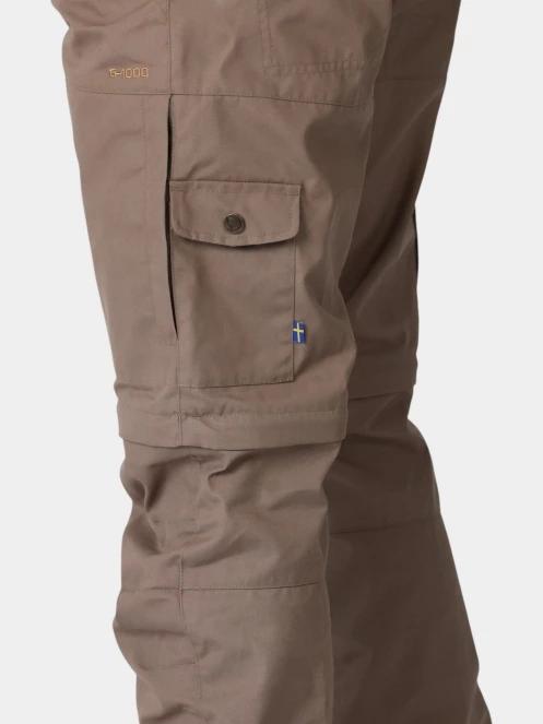 Fjallraven Karl Pro Zip-off Trousers M férfi túranadrág barna színben 6