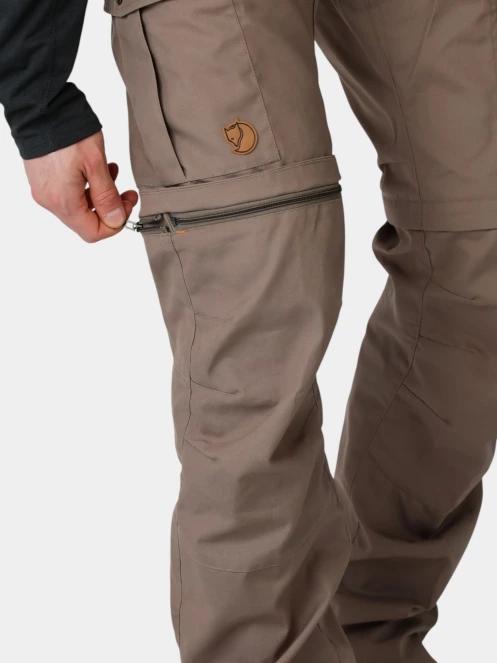 Fjallraven Karl Pro Zip-off Trousers M férfi túranadrág barna színben 8