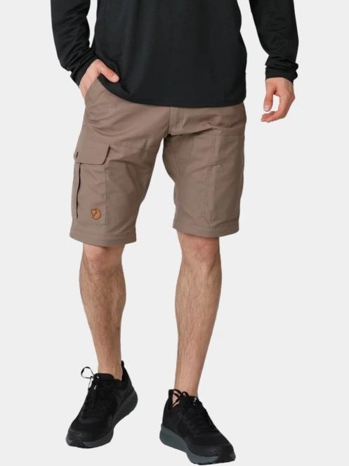 Fjallraven Karl Pro Zip-off Trousers M férfi túranadrág barna színben 10