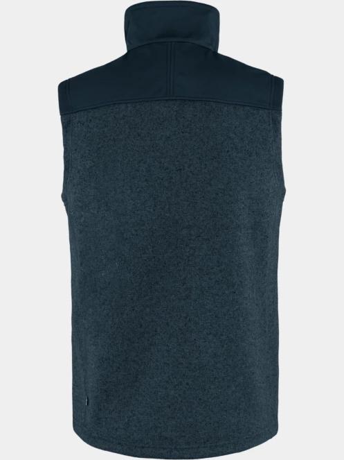 Fjallraven Buck Fleece Vest M férfi mellény sötétkék színben 3
