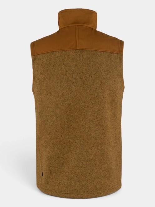 Fjallraven Buck Fleece Vest M férfi polár mellény barna színben 8