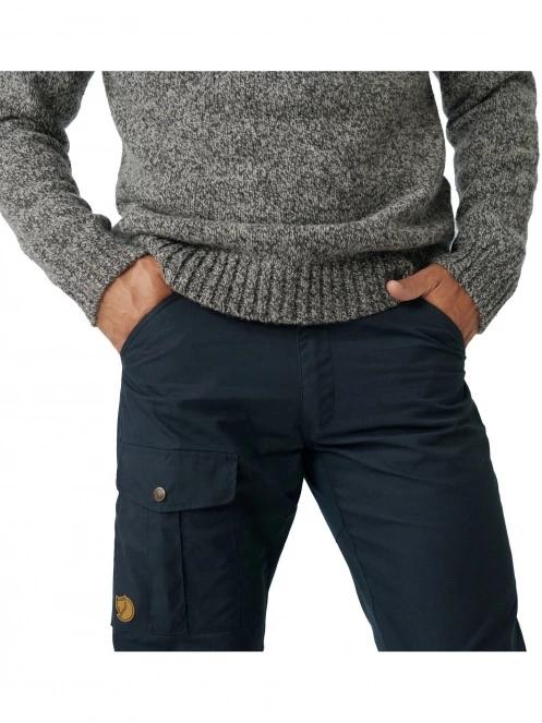 Fjallraven Nils Trousers M férfi túranadrág sötétkék színben 4