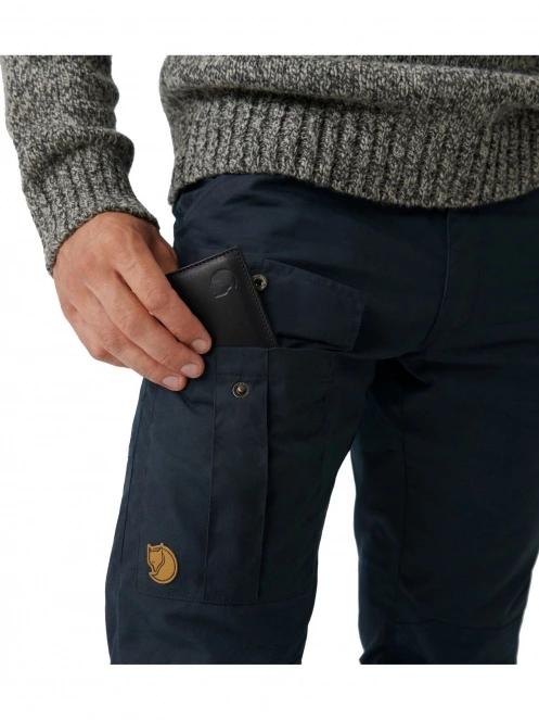 Fjallraven Nils Trousers M férfi túranadrág sötétkék színben 5
