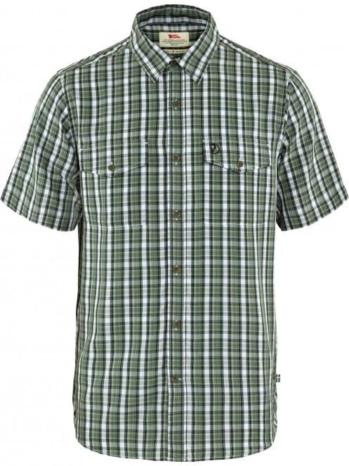 Fjallraven Abisko Cool Shirt SS M férfi rövid ujjú ing zöld színben 2