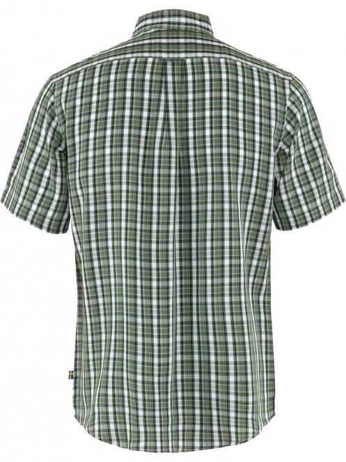 Fjallraven Abisko Cool Shirt SS M férfi rövid ujjú ing zöld színben 3