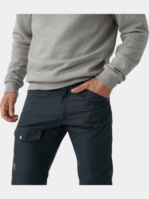 Fjallraven Greenland Jeans M Reg férfi túranadrág sötétkék színben 5