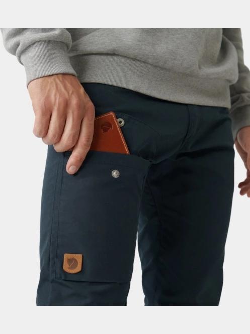 Fjallraven Greenland Jeans M Reg férfi túranadrág sötétkék színben 6