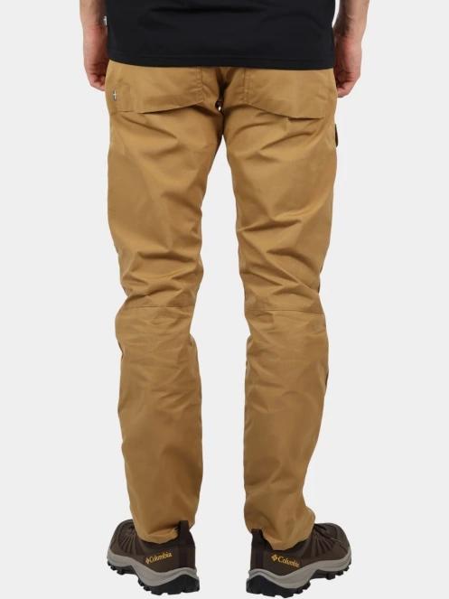 Fjallraven Greenland Jeans M Reg férfi hosszú nadrág barna színben 4
