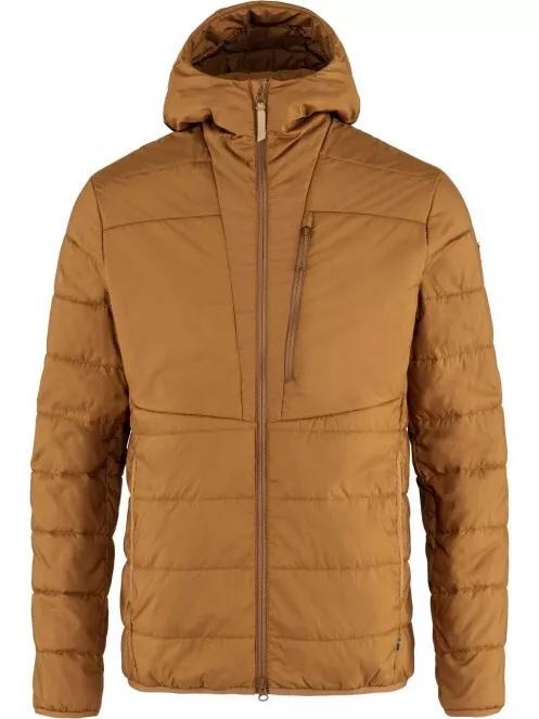 Fjallraven Keb Padded Hoodie M férfi túrakabát barna színben 2