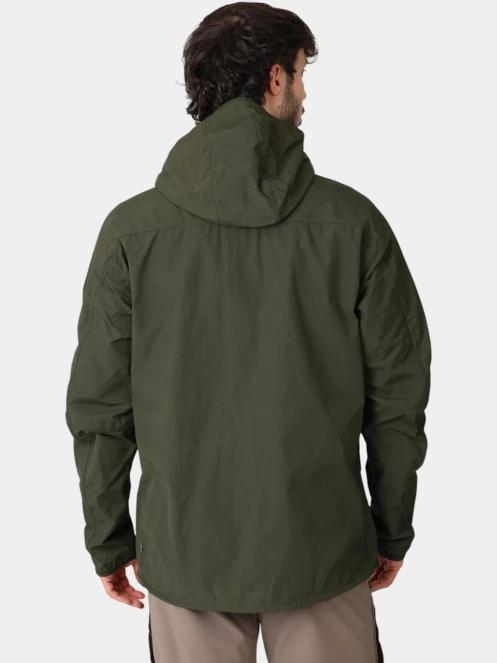 Fjallraven High Coast Wind Jacket M férfi széldzseki sötétzöld színben 4