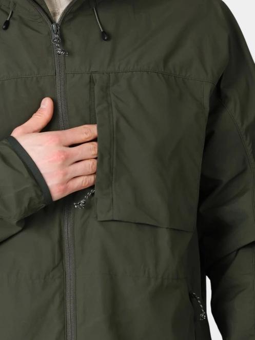 Fjallraven High Coast Wind Jacket M férfi széldzseki sötétzöld színben 6