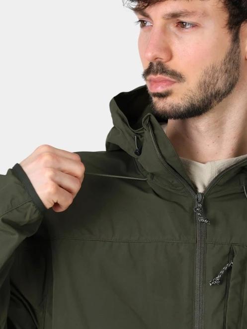 Fjallraven High Coast Wind Jacket M férfi széldzseki sötétzöld színben 7