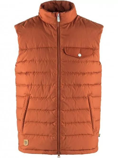Fjallraven Greenland Down Liner Vest M férfi mellény narancssárga színben 2