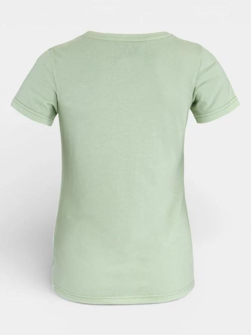 Fjallraven 1960 Logo T-shirt W női rövid ujjú póló világoszöld színben 3