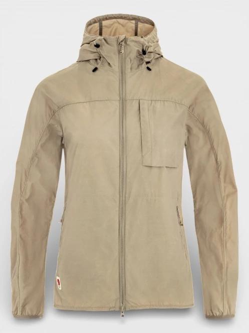 Fjallraven High Coast Wind Jacket W női széldzseki homok színben 2