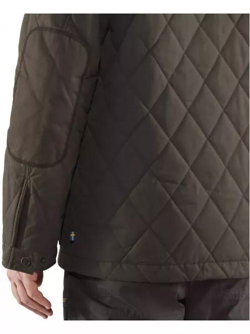 Fjallraven Övik Wool Padded Jacket M férfi utcai kabát oliva színben 7