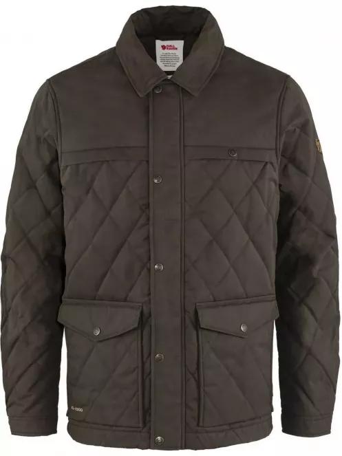 Fjallraven Övik Wool Padded Jacket M férfi utcai kabát oliva színben 8