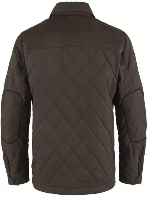 Fjallraven Övik Wool Padded Jacket M férfi utcai kabát oliva színben 9